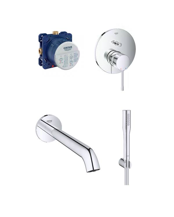 Встраиваемые комплекты для ванной GROHE Essence New 221 мм