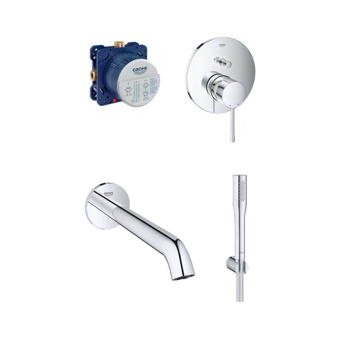 Встраиваемые комплекты для ванной GROHE Essence New 221 мм