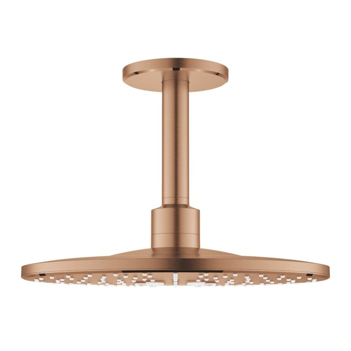 GROHE Rainshower SmartActive 310 mm 2jet stationary shower head with holder, 26477DL0