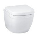 Подвесной унитаз GROHE Euro Ceramic Rimless Compact с сиденьем и крышкой с мягким закрыванием