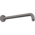 Держатель для душевой головки из стены HANSGROHE 38,9 см, матовый черный хром, 27413340
