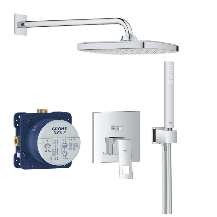 Potikend dušisüsteem GROHE Eurocube Tempesta 250 Cube, 25239000