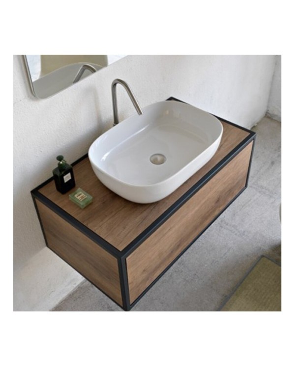 Valamu-kauss SCARABEO Glam 560 x 390 mm, valge