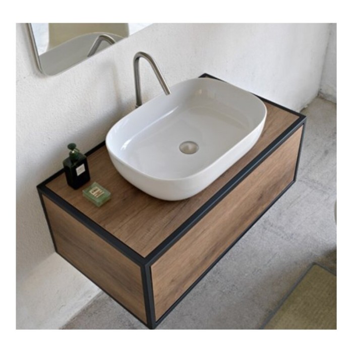 Умывальник-раковина SCARABEO Glam 560 x 390 мм, белый