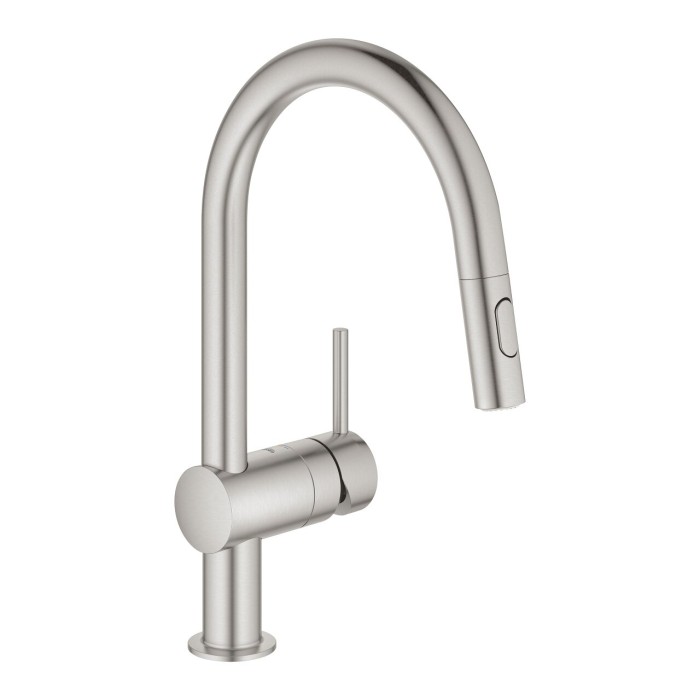 Кухонный смеситель с выдвижным изливом GROHE Minta, 32321DC2