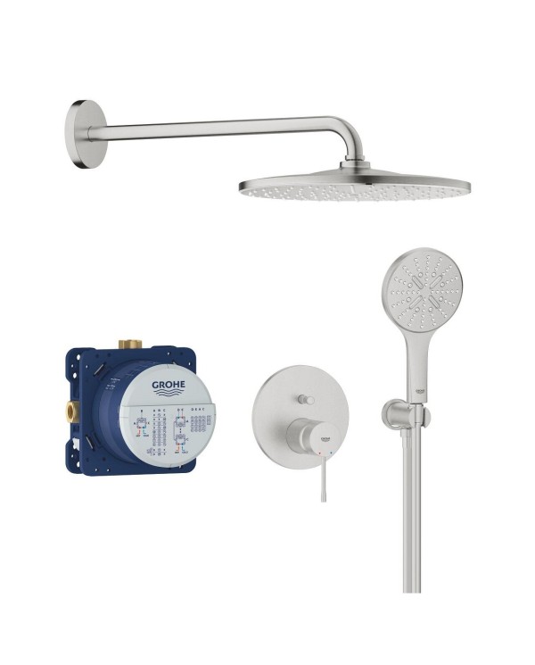 GROHE Essence Mono 310 built-in shower set, supersteel, 25287DC0