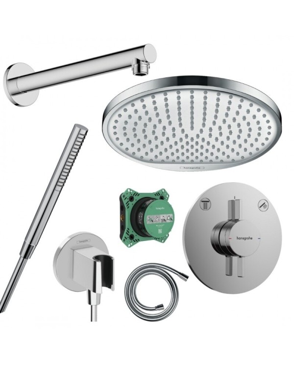 Potise termostaatiline dušikomplekt HANSGROHE Pulsify S, HANSG9-1