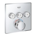 Potinkinis termostaatiline vann-dušisegisti GROHE Grohtherm SmartControl 3 väljundiga, kroom, 29126000