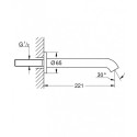 Potikendus vannikomplekt GROHE Essence New 221 mm