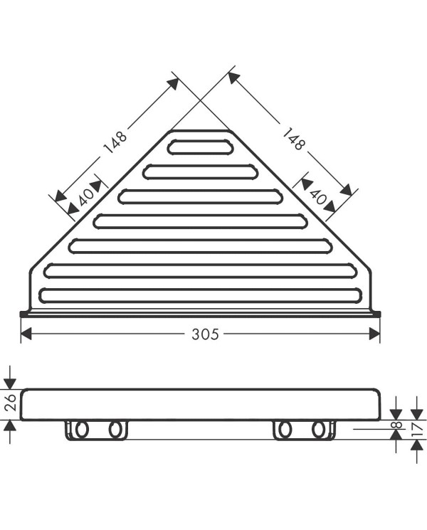 Nurgariiul HANSGROHE AddStoris, 41741140