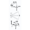 Köögisegisti BLANCO Fontas II, must-matt / kroom, 526158