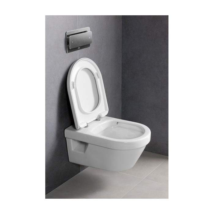 Hanging toilet VILLEROY & BOCH Architectura with Ceramic plus coating, Rimless 5684HRR1