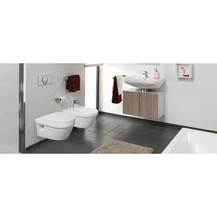 Подвесной унитаз VILLEROY & BOCH Architectura с покрытием Ceramic plus, Rimless 5684HRR1