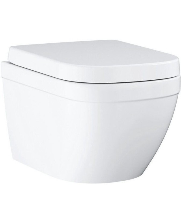 Hanging toilet GROHE Euro Ceramic Rimless Compact with seat and soft-closing lid