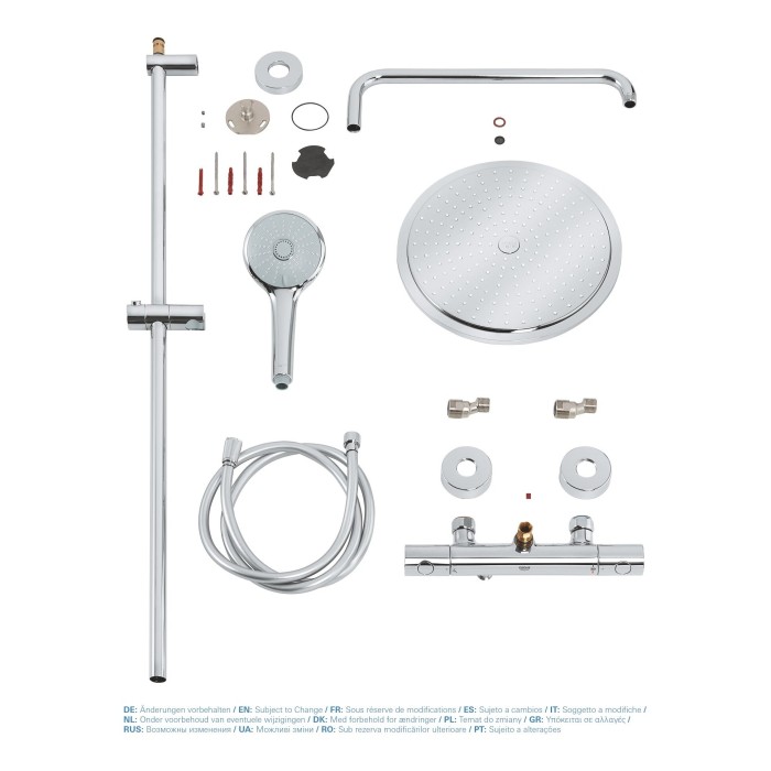 Termostaatiline vann-duššisüsteem GROHE Euphoria 310 koos käsidušiga Euphoria 110 massage, 26075DC0