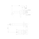 Built-in sink mixer QD TREK 6720410AC