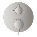 Potinkinis termostaatiline vannisegisti GROHE Atrio 2 väljundiga, supersteel, 24359DC0