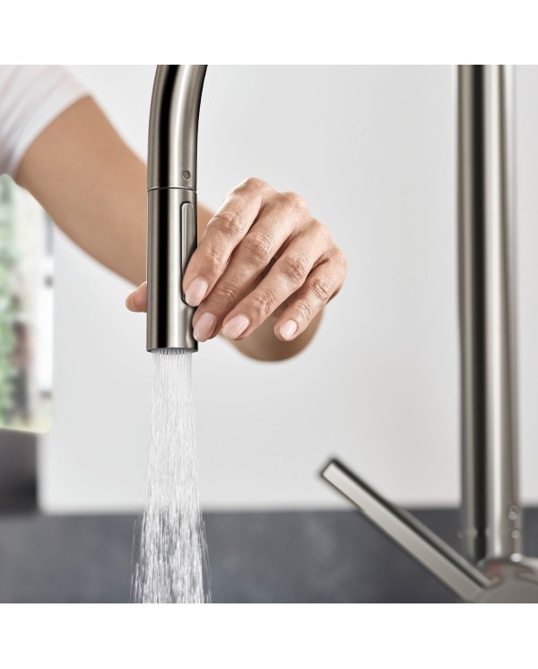 Köök (kraanikauss) segisti väljatõmmatava voolikuga HANSGROHE Talis M54 210 2jet, 72800800