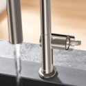 Кухонный смеситель с выдвижным шлангом HANSGROHE Talis M54 210 2jet, 72800800
