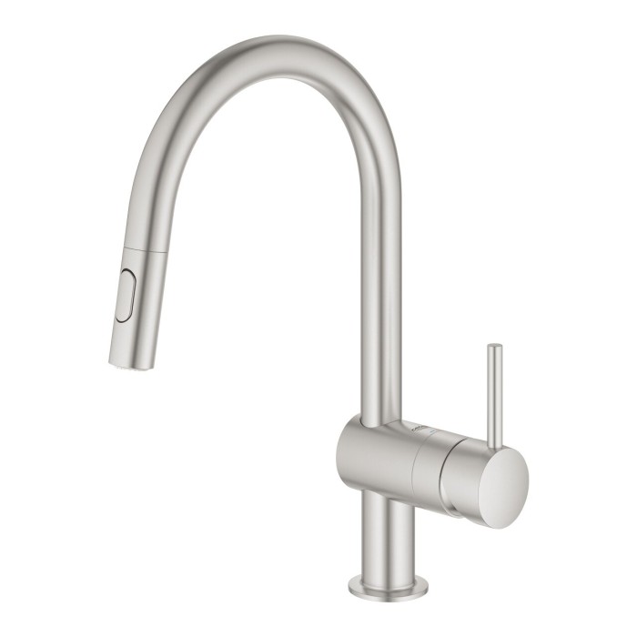 Кухонный смеситель с выдвижным изливом GROHE Minta, 32321DC2