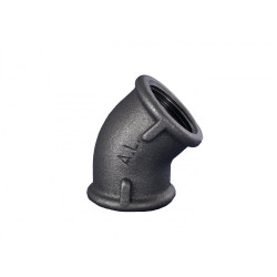 Küünarnukk GRODITZER FITTINGS (A.L.) 1/2"" v/v - 45°, must