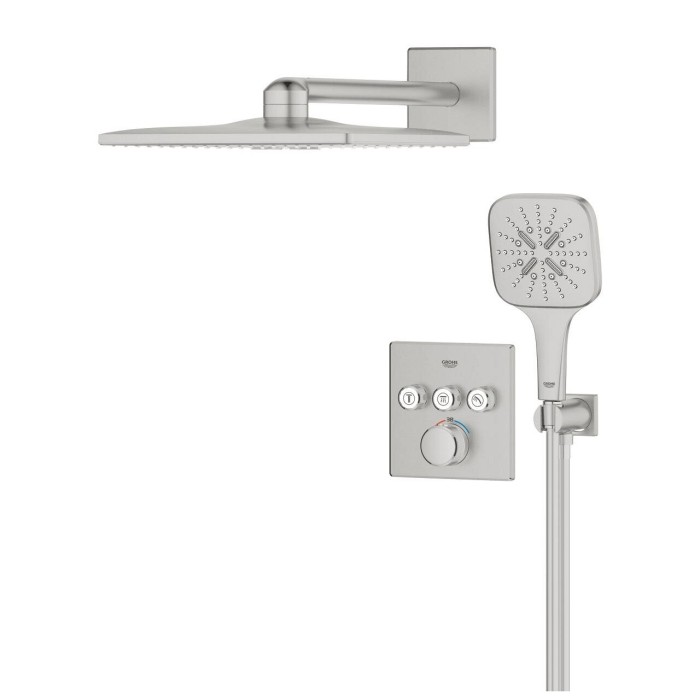 Встраиваемые термостатические душевые комплекты GROHE Grohtherm SmartControl, 34864DC0