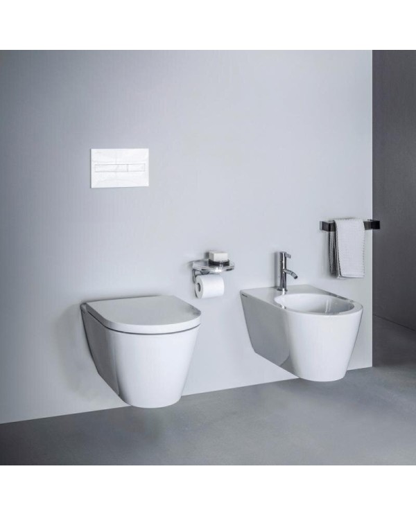 Riputatav WC Kartell by LAUFEN Rimless SoftClose kaanega, valge-matt