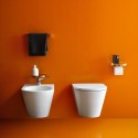 Подвесной унитаз Kartell by LAUFEN Rimless с крышкой SoftClose, белый матовый
