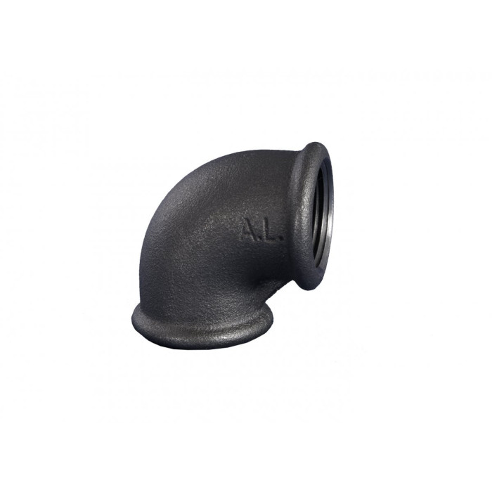 Küünarnukk GRODIZINGO MÖÖBEL (A.L.) 1"" v/v - 90°, must