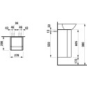 Kinnitav kapp LAUFEN Ino 298 x 278, H4253010301701