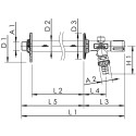 Külmakindel välistoru KEMPER Frosti XL 150 / 530 mm paksustele seintele, 5780501500