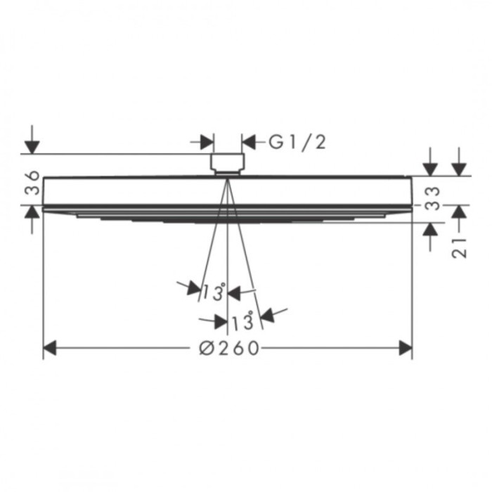 Built-in thermostatic shower set HANSGROHE Pulsify S, HANSG10