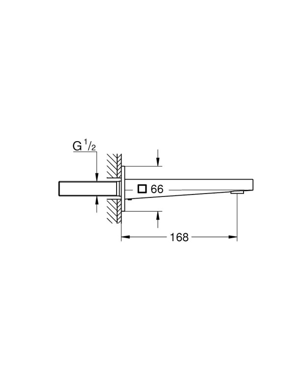 GROHE Plus Snap-on Bath 168 mm, 13404003