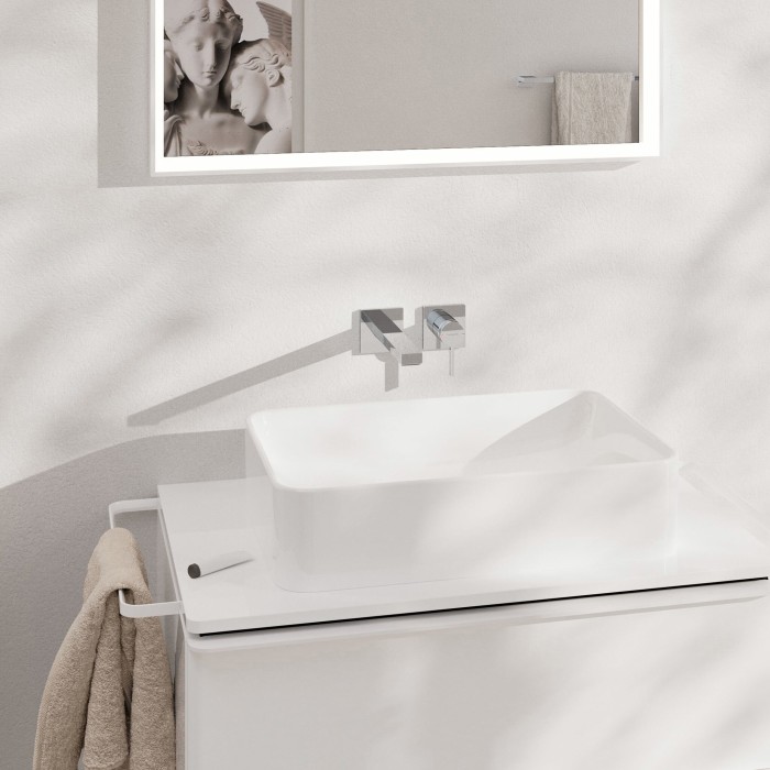 Встраиваемый смеситель для раковины HANSGROHE Tecturis E 230 мм EcoSmart+, 73051000