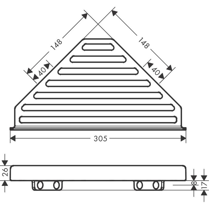 Nurgariiul HANSGROHE AddStoris, 41741700