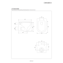 Подвесной унитаз OMNIRES Ottawa Compact Rimless с мягким закрыванием крышки, OTTAWAMWBP