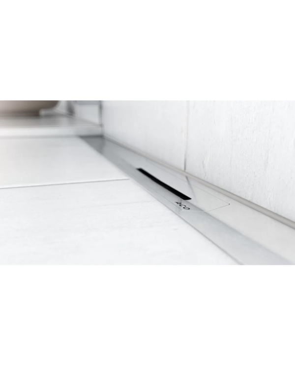 ACO ShowerDrain S shower channel set with Plate grates and trap (4 in 1) (Choice of lengths)