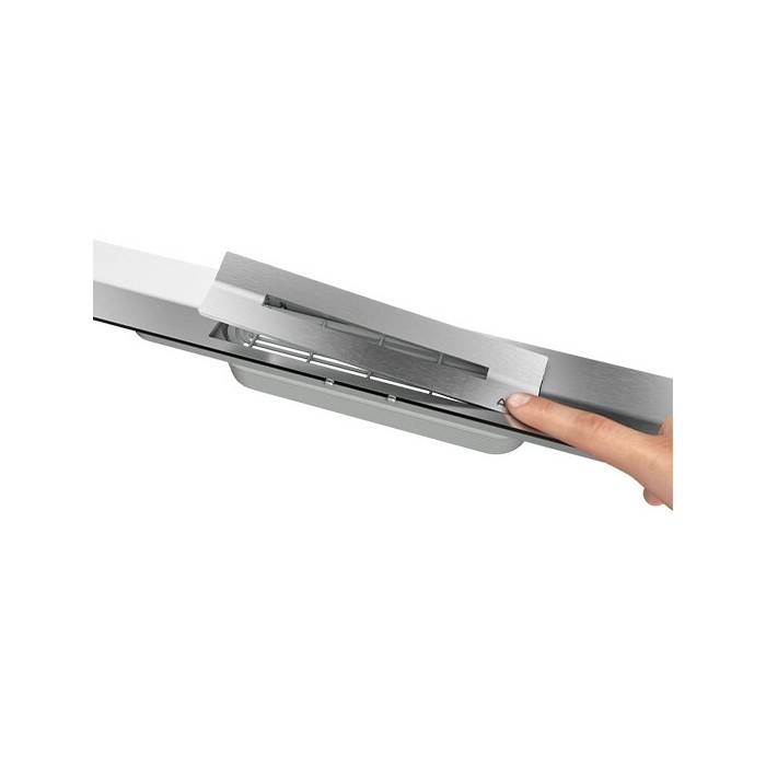 Dušikaldri komplekt ACO ShowerDrain S Plate restiga ja trapiga (4 in 1) (Pikkuste valik)