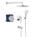 GROHE Bauedge Tempesta 250 Shower System Sets with Spout for Bathtubs 25291000