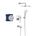 Наборы для душевых систем с изливом для ванны GROHE Bauedge Tempesta 250, 25291000