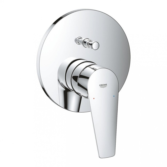 GROHE Bauedge Tempesta 250 Shower System Sets with Spout for Bathtubs 25291000
