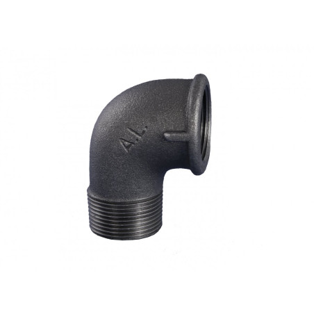 Elbow fitting GRODITZER FITTINGS (A.L.) 2"" v/external - 90°, Black