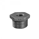 Reducing FITTING (A.L.) 1 1/2"" x 1/2"", black