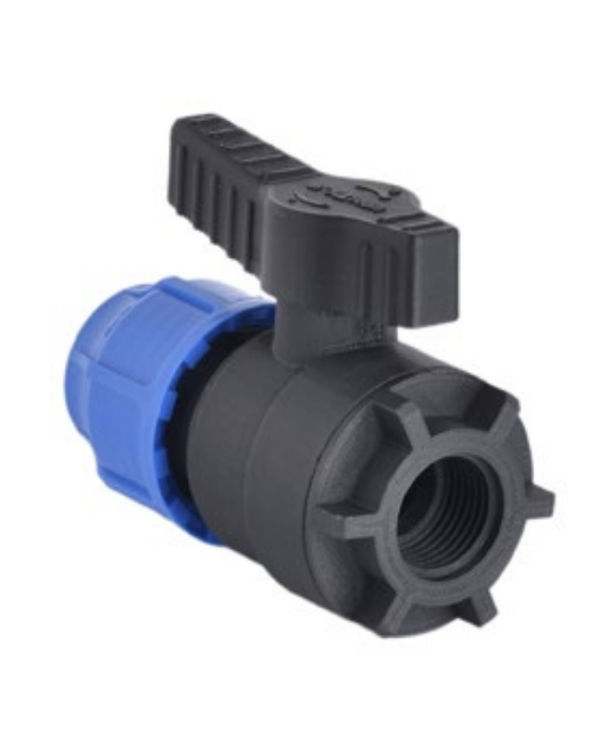 Plastic shut-off valve for PE pipe PIMTAS 20 x 1/2" middle, EX234400202
