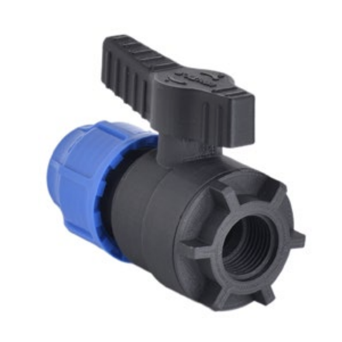 Plastic shut-off valve for PE pipe PIMTAS 20 x 1/2" middle, EX234400202