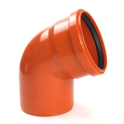 Outdoor drainage elbow WAVIN 160 x 67°