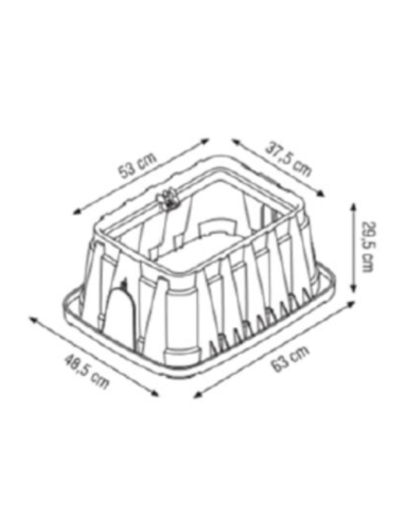 Revision box for closing valve PIMTAS 14" Jumbo, EX70003501