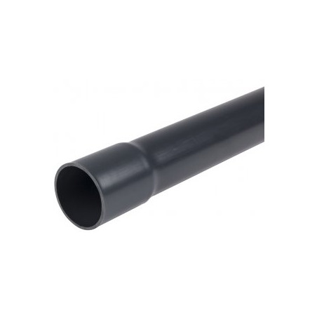 PVC-U pipe with fitting PİMTAS 50 x 2.4 mm (PN10) - 3 meters