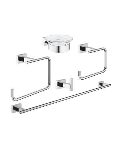 Набор аксессуаров GROHE Essentials Cube 5 в 1, 40758001