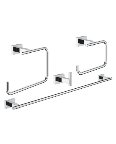 GROHE Essentials Cube 4 in 1 accessory set, 40778001
